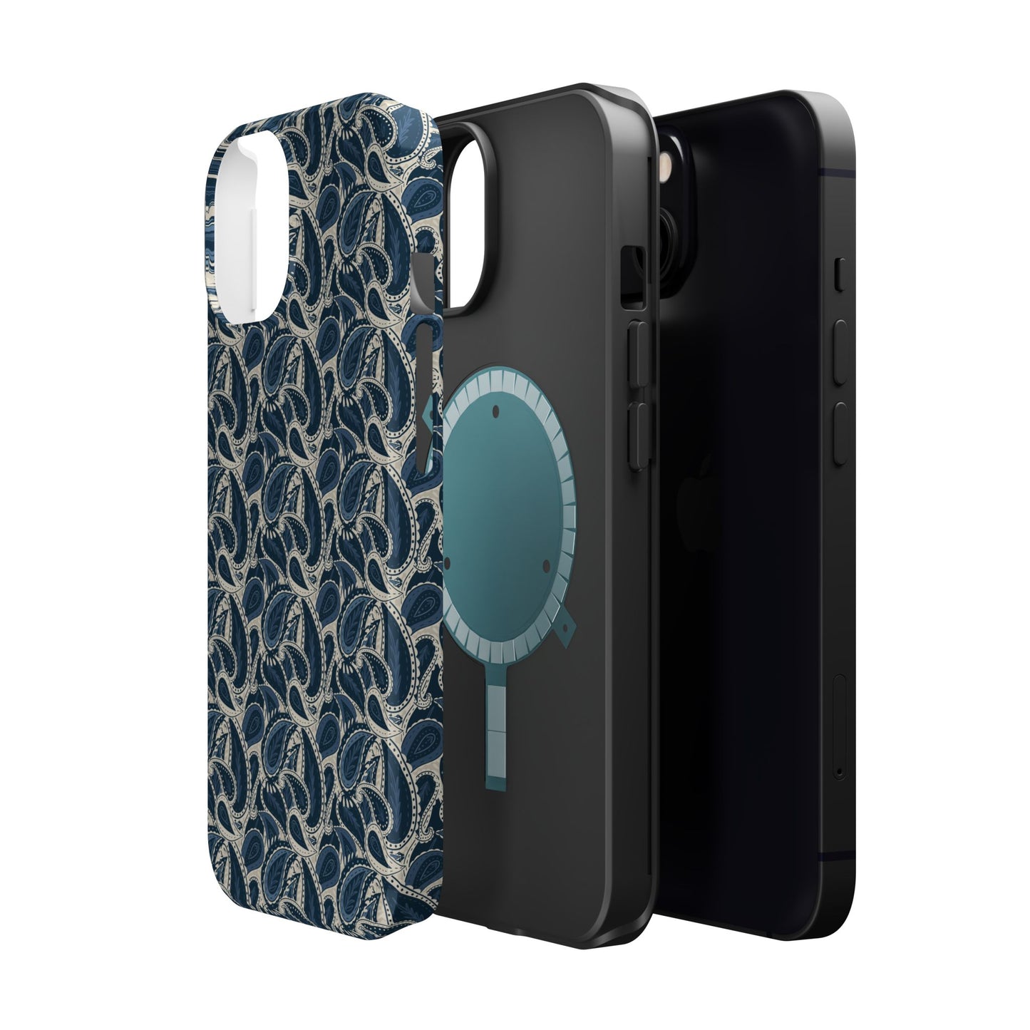Paisley Phone Case - Dark Blue