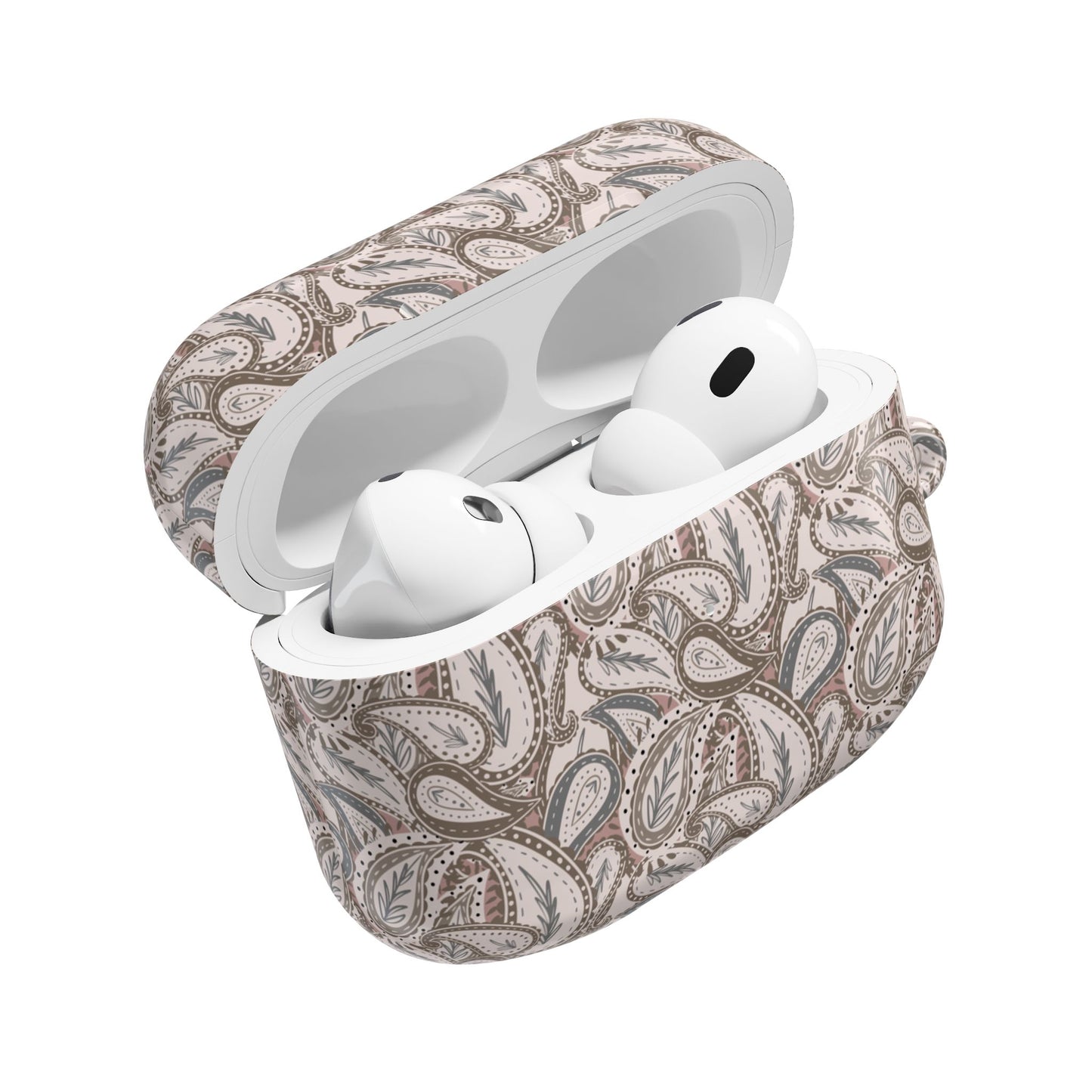 Paisley AirPod Case - Brown