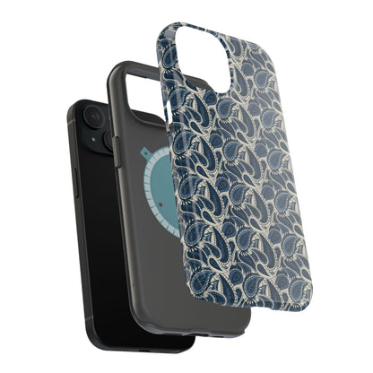 Paisley Phone Case - Dark Blue