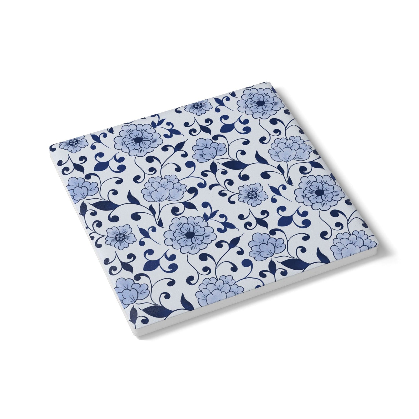 Indigo Garden Ceramic Coasters