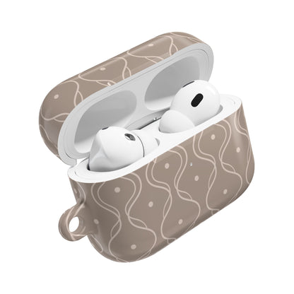 Soft Wave AirPod Case - Taupe