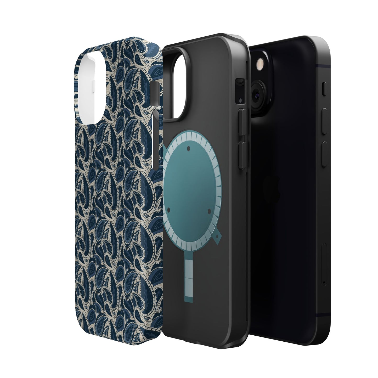Paisley Phone Case - Dark Blue