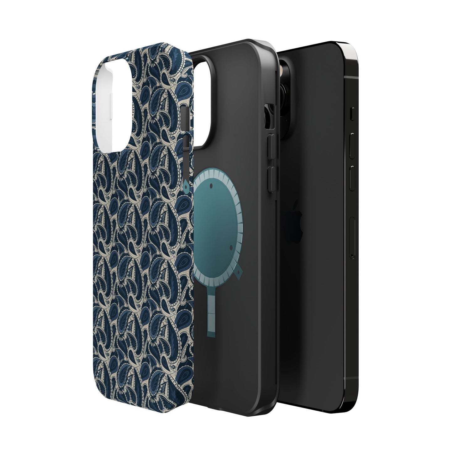 Paisley Phone Case - Dark Blue