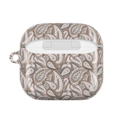 Paisley AirPod Case - Brown