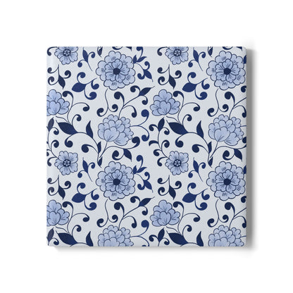 Indigo Garden Ceramic Coasters