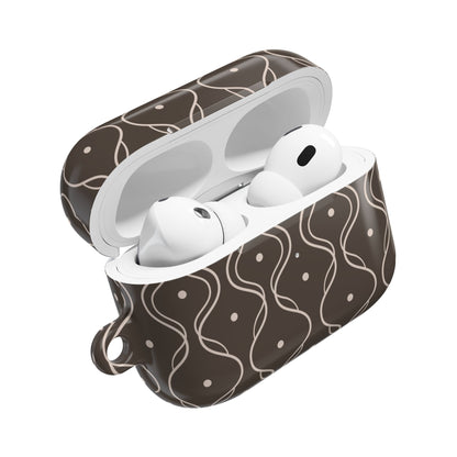 Soft Wave AirPod Case - Brown