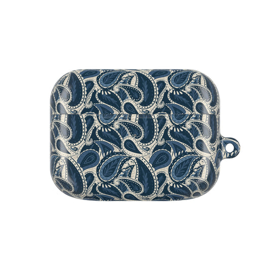 Paisley AirPod Case - Dark Blue