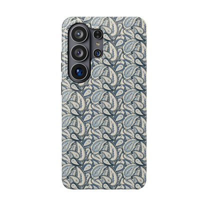 Paisley Phone Case - Blue