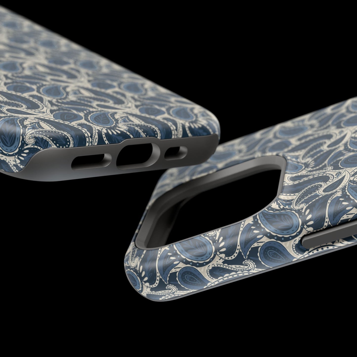 Paisley Phone Case - Dark Blue