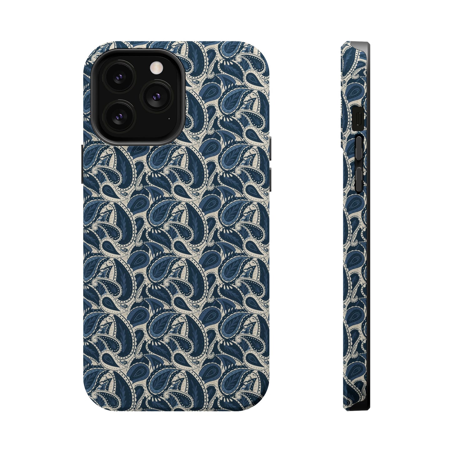 Paisley Phone Case - Dark Blue