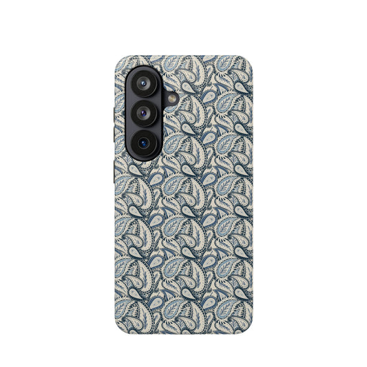 Paisley Samsung Phone Case - Blue