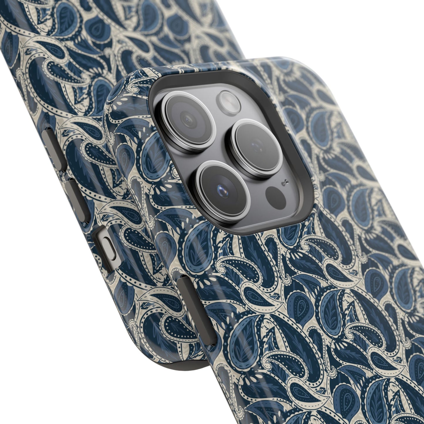 Paisley Phone Case - Dark Blue