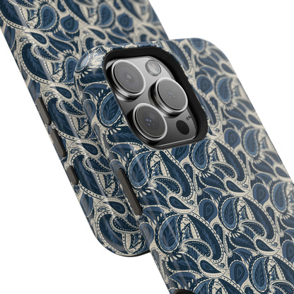 Paisley Phone Case - Dark Blue