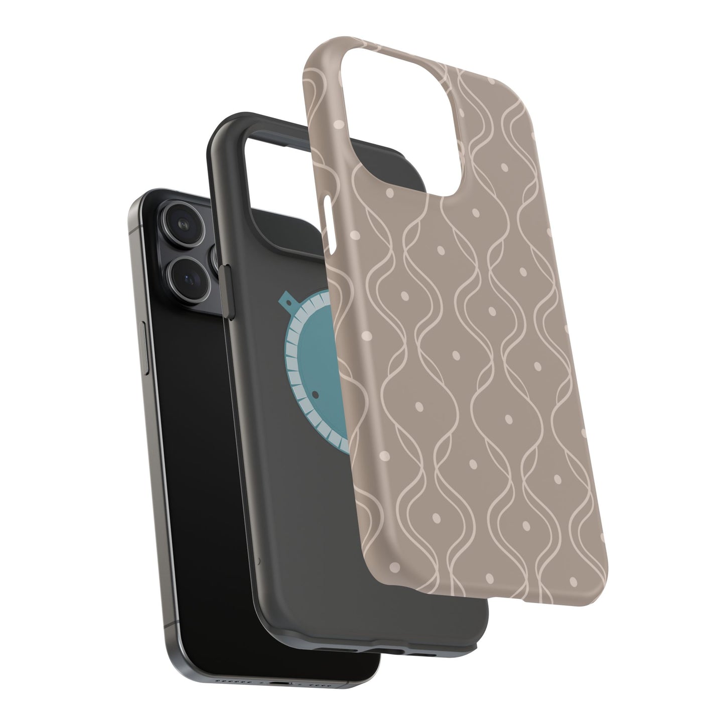 Soft Wave Phone Case - Taupe