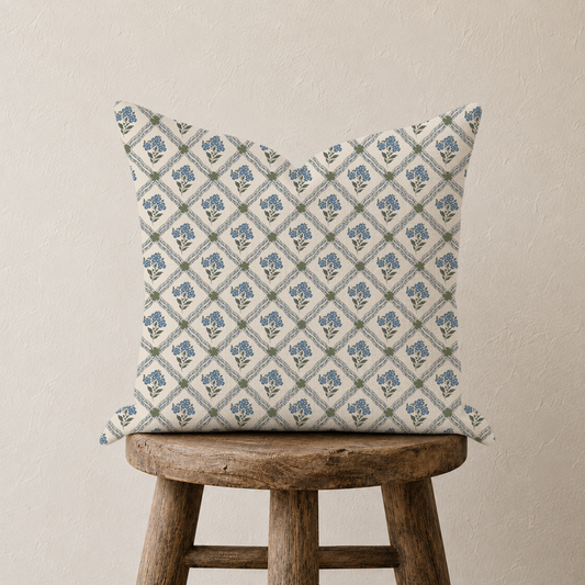 Square Pillow Cover | Willow Lattice