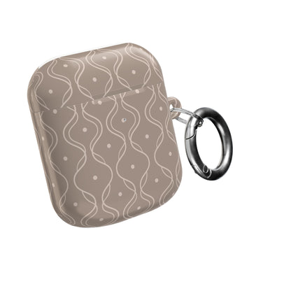 Soft Wave AirPod Case - Taupe