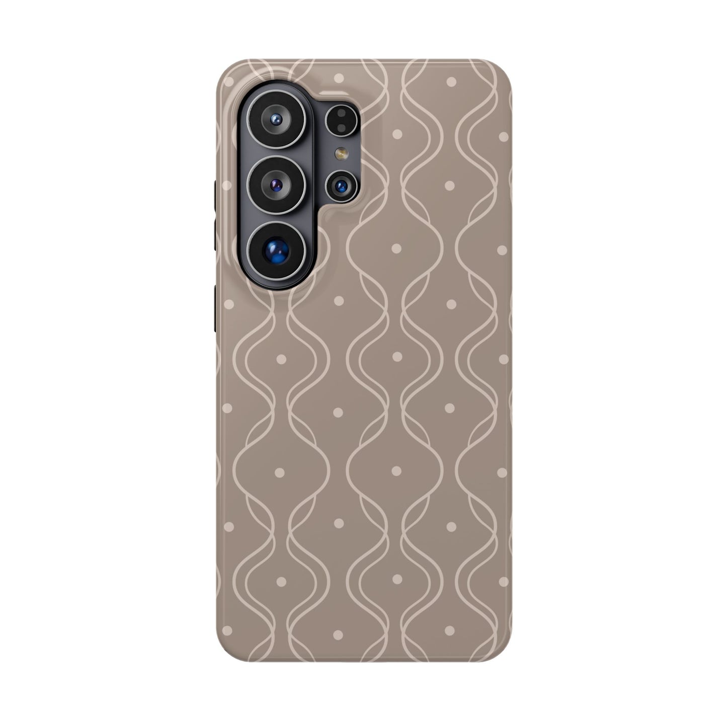 Soft Wave Samsung Phone Case - Taupe