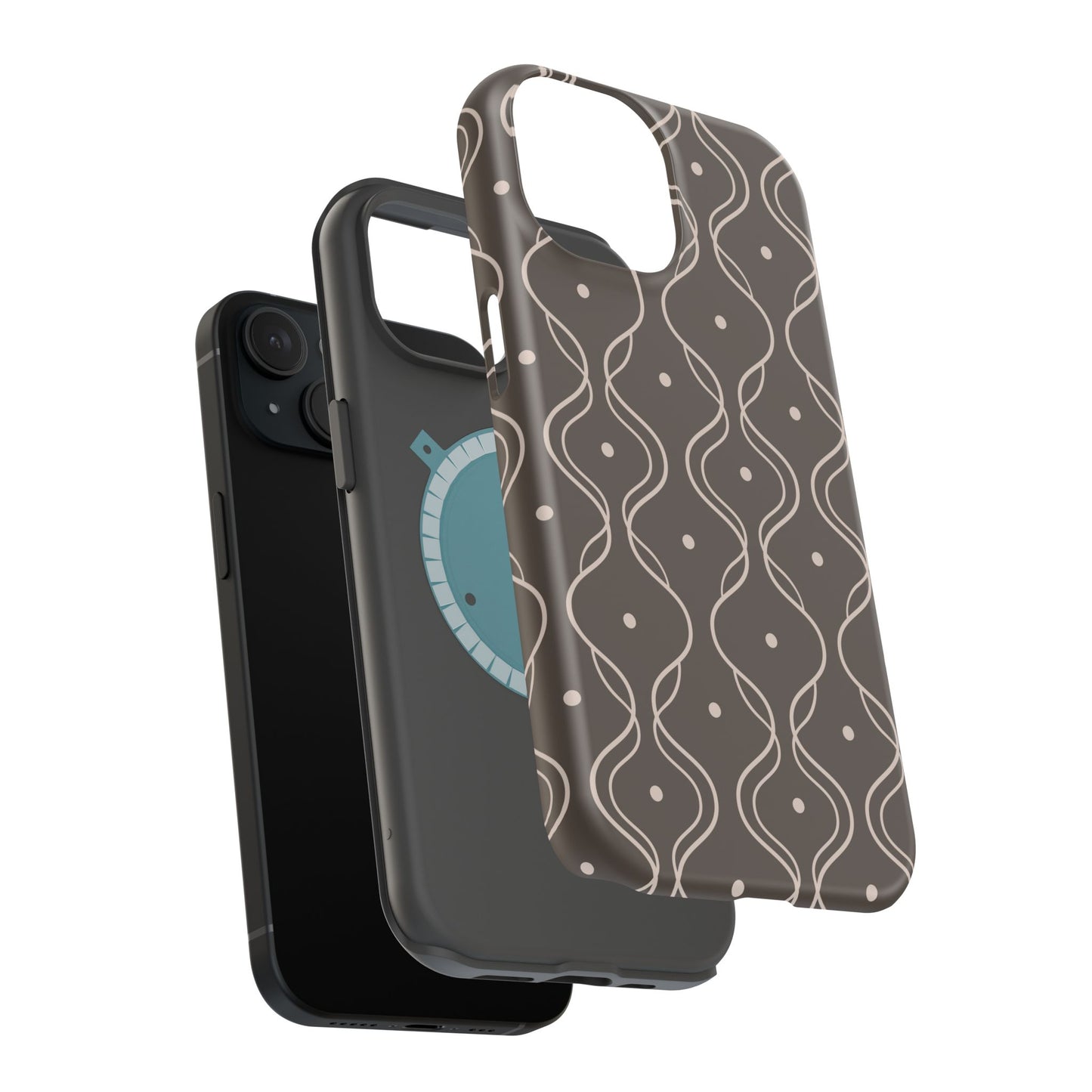 Soft Wave Phone Case - Brown