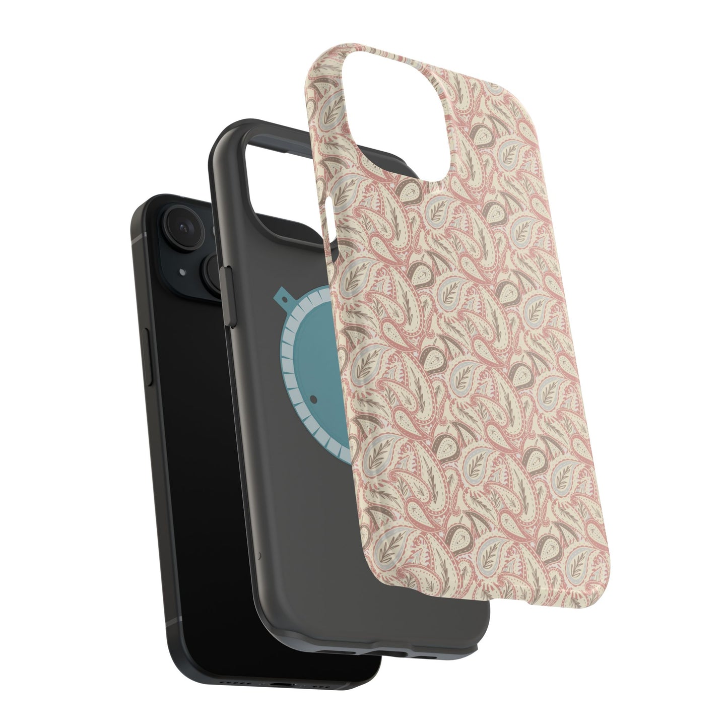 Paisley Phone Case - Blush