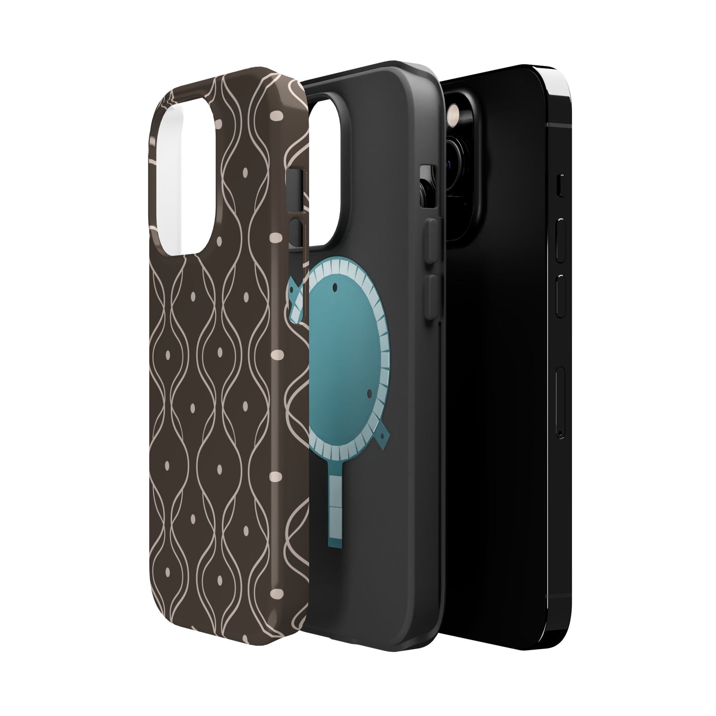 Soft Wave Phone Case - Brown