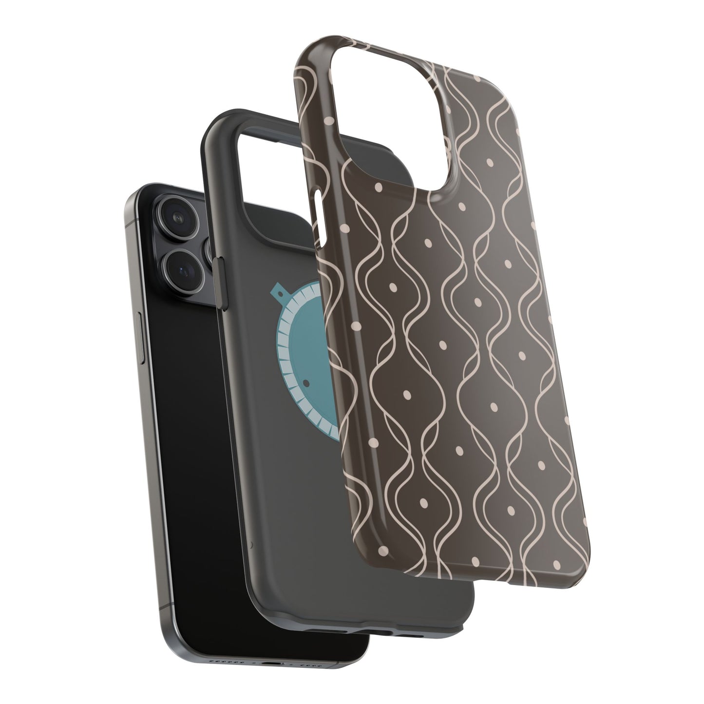 Soft Wave Phone Case - Brown