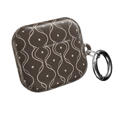 Soft Wave AirPod Case - Brown