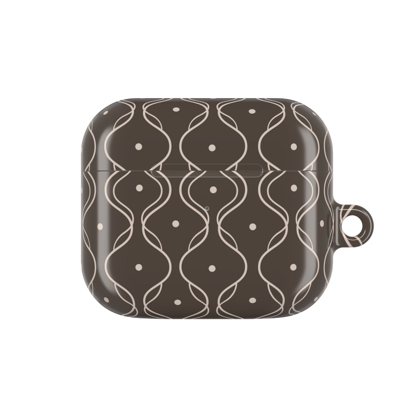 Soft Wave AirPod Case - Brown