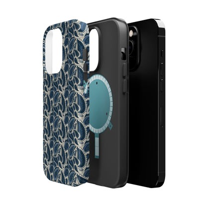 Paisley Phone Case - Dark Blue