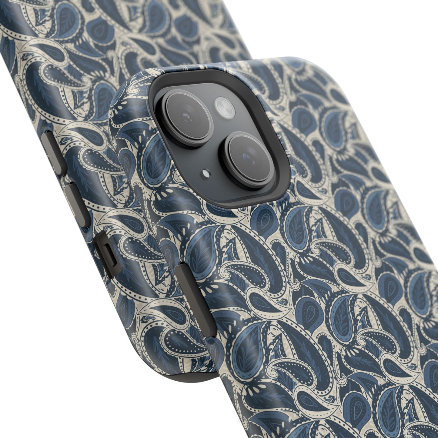 Paisley Phone Case - Dark Blue