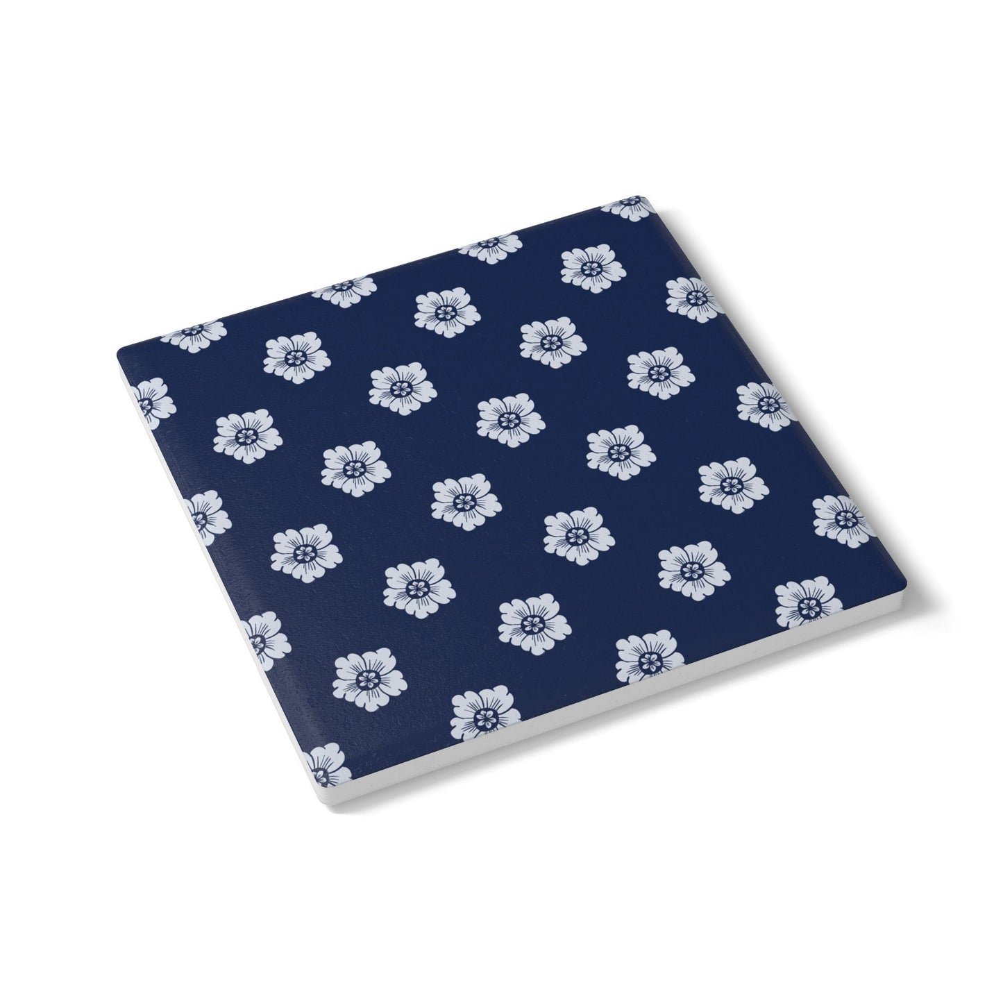 Indigo Florette Ceramic Coasters