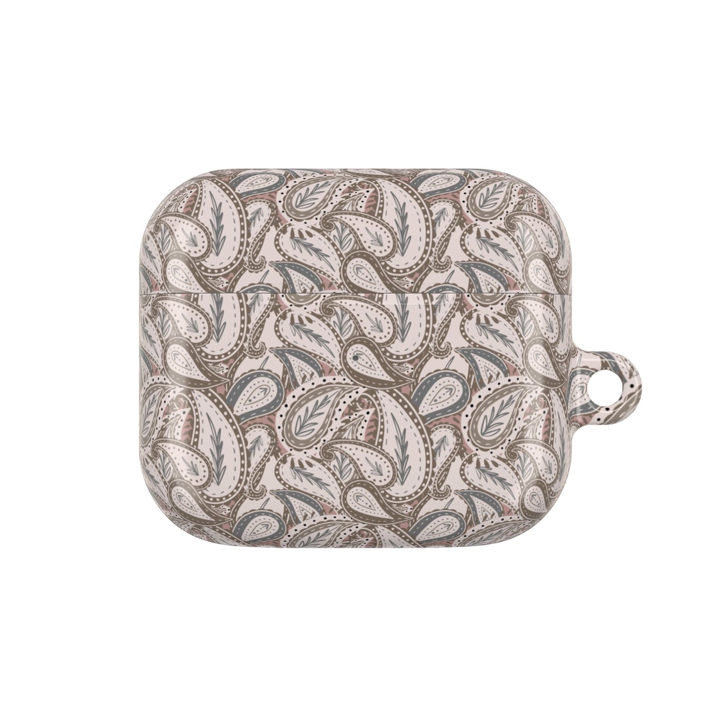 Paisley AirPod Case - Brown