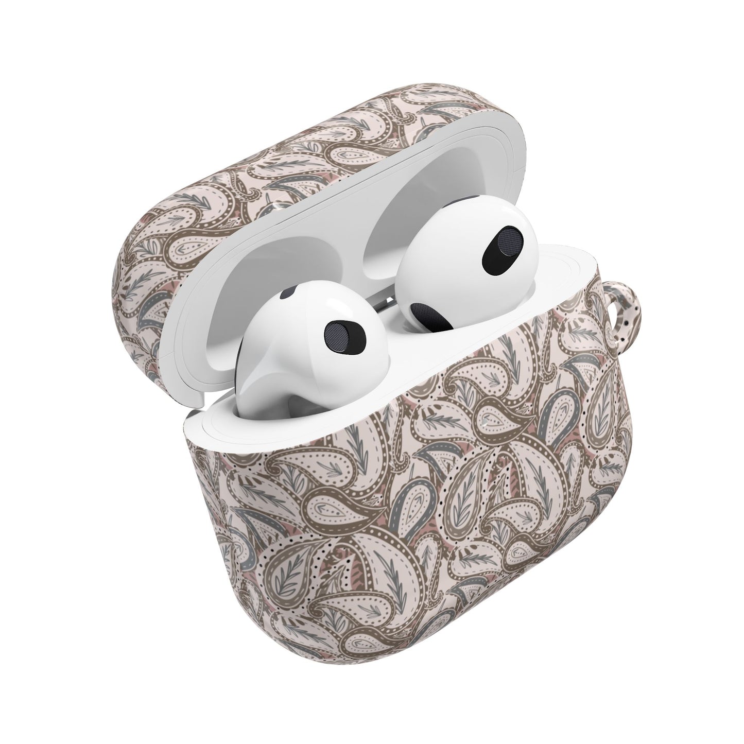 Paisley AirPod Case - Brown