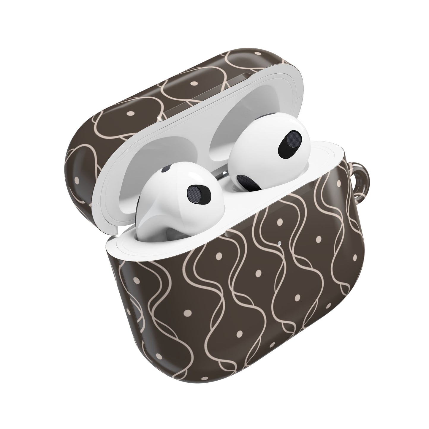 Soft Wave AirPod Case - Brown