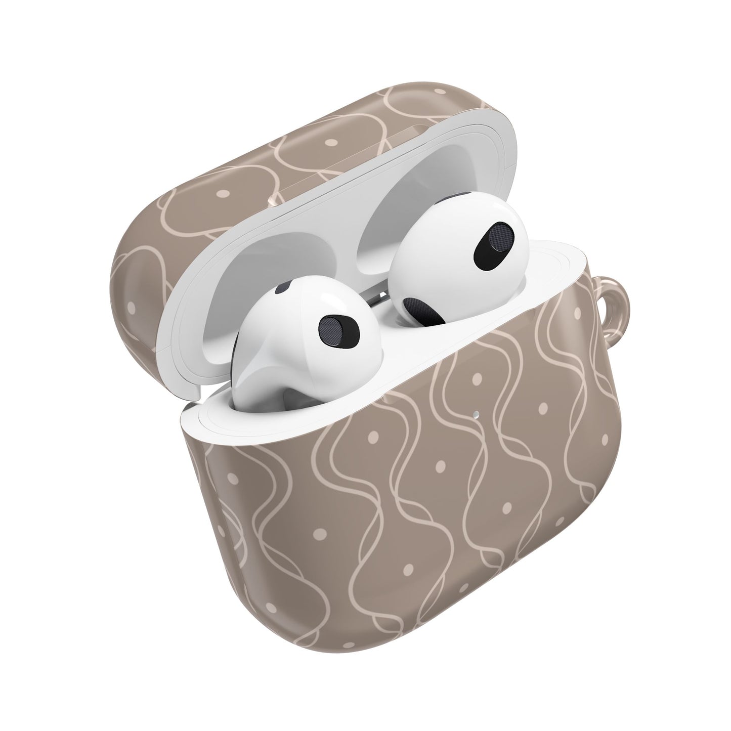 Soft Wave AirPod Case - Taupe