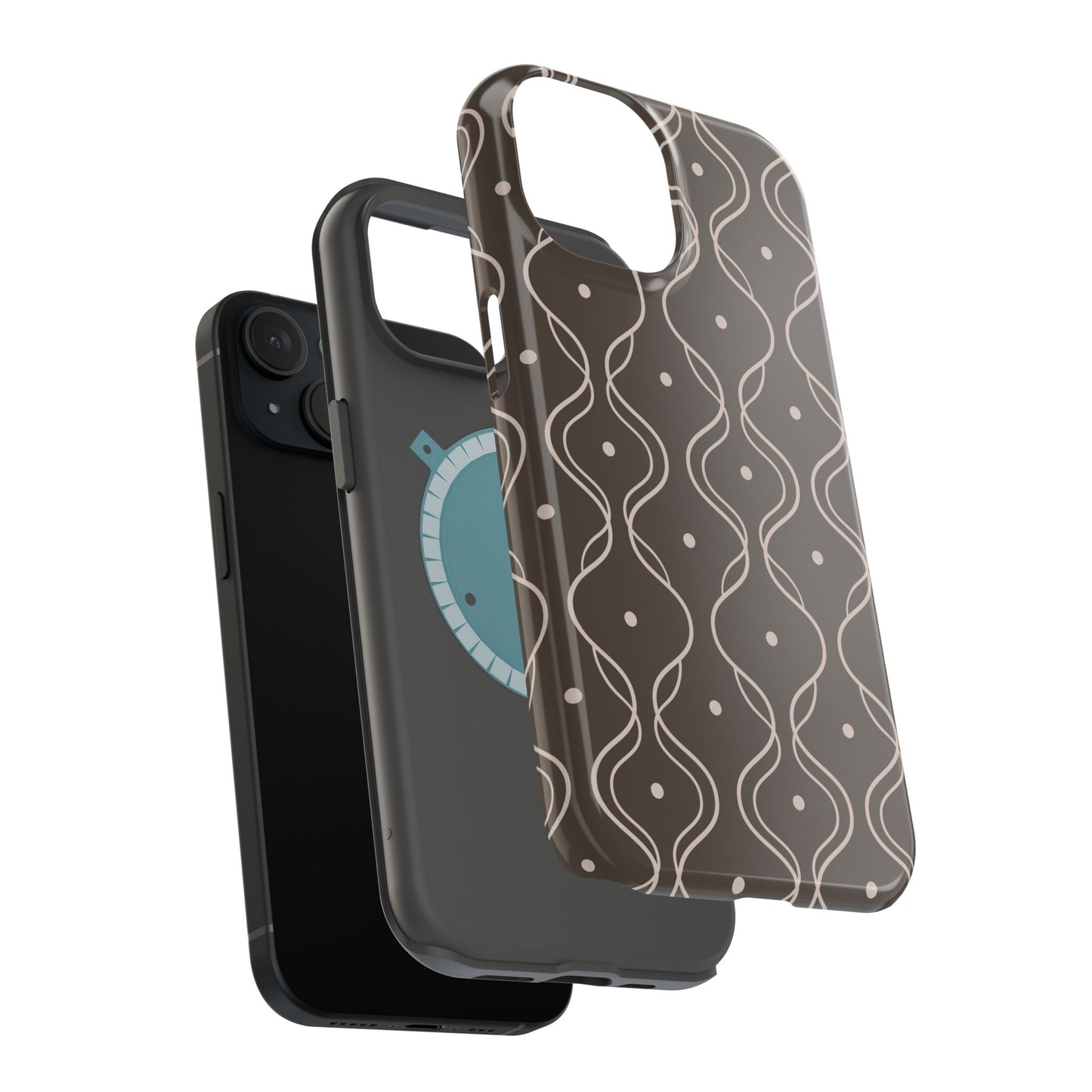 Soft Wave Phone Case - Brown