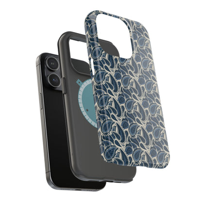 Paisley Phone Case - Dark Blue