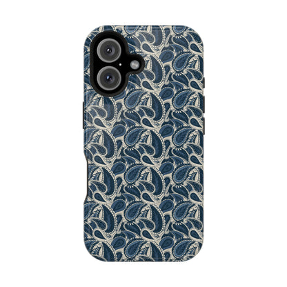 Paisley Phone Case - Dark Blue
