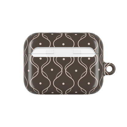 Soft Wave AirPod Case - Brown