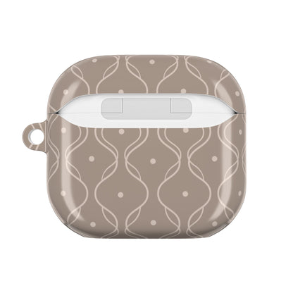 Soft Wave AirPod Case - Taupe
