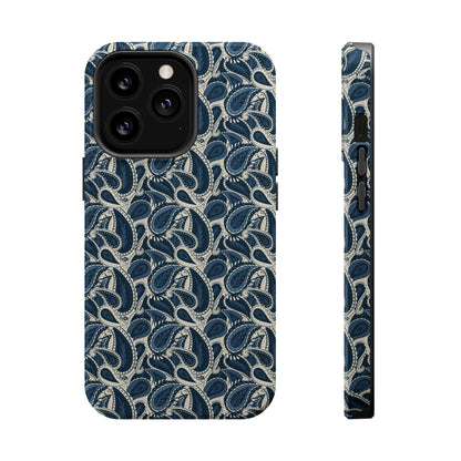 Paisley Phone Case - Dark Blue