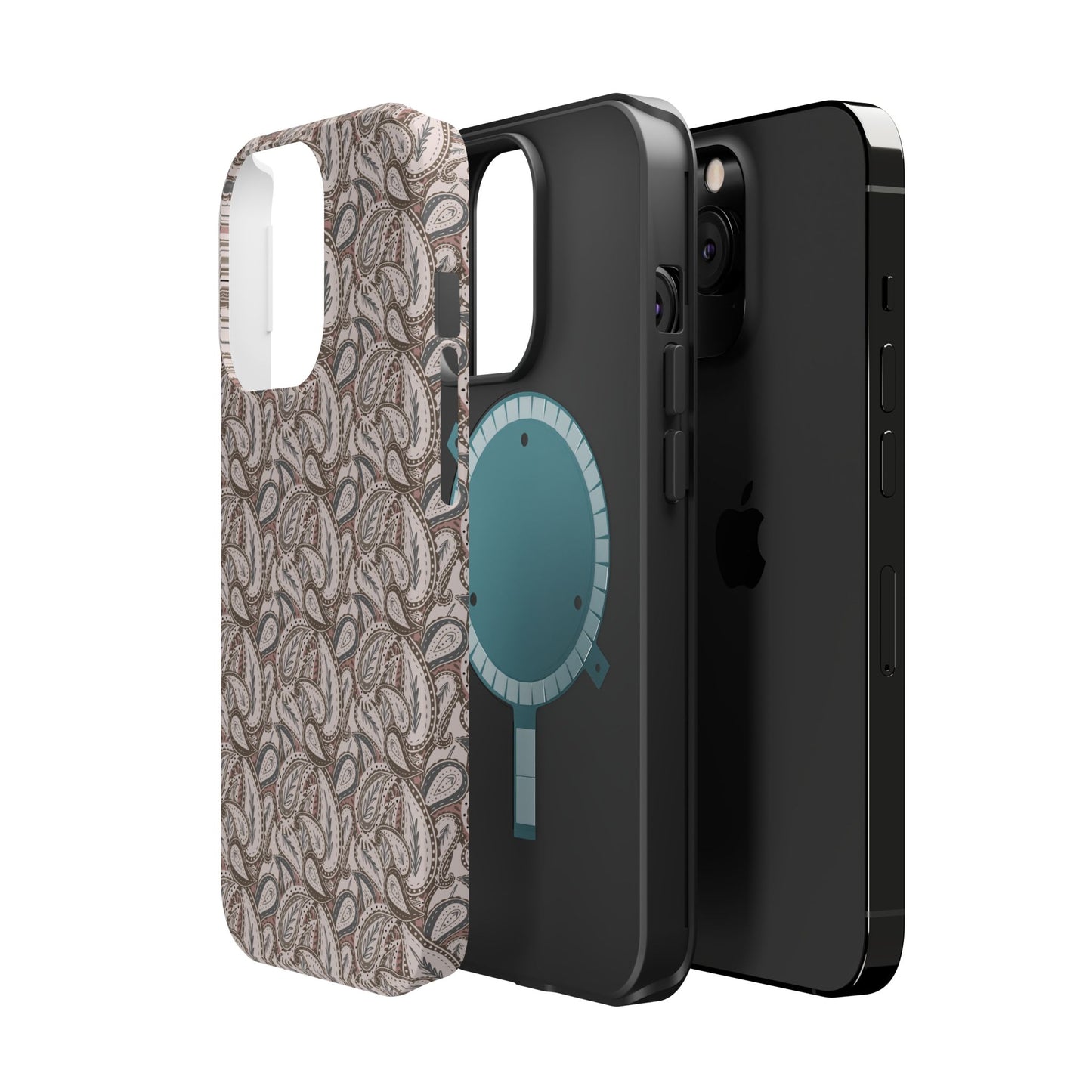 Paisley Phone Case - Brown