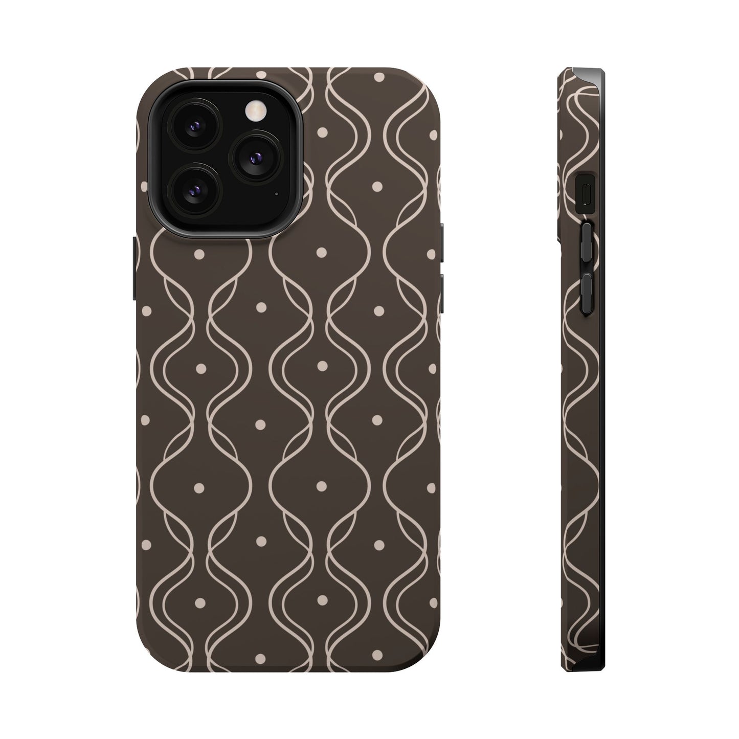 Soft Wave Phone Case - Brown
