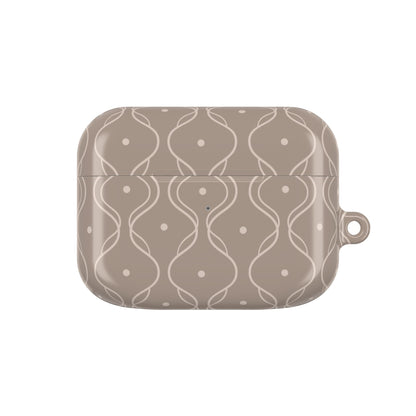 Soft Wave AirPod Case - Taupe