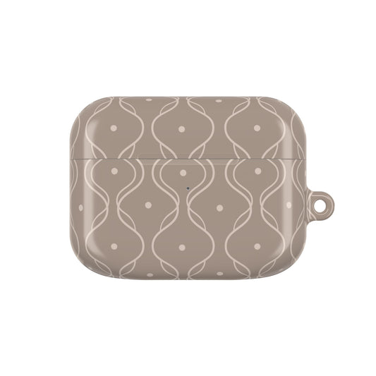 Soft Wave AirPod Case - Taupe