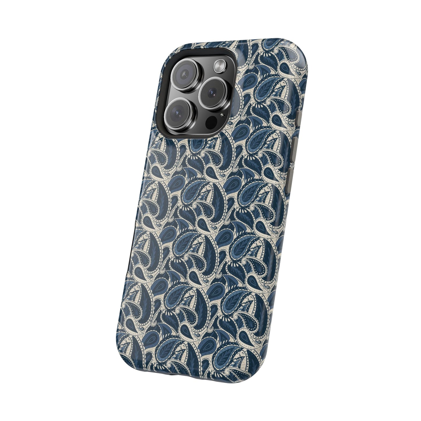 Paisley Phone Case - Dark Blue