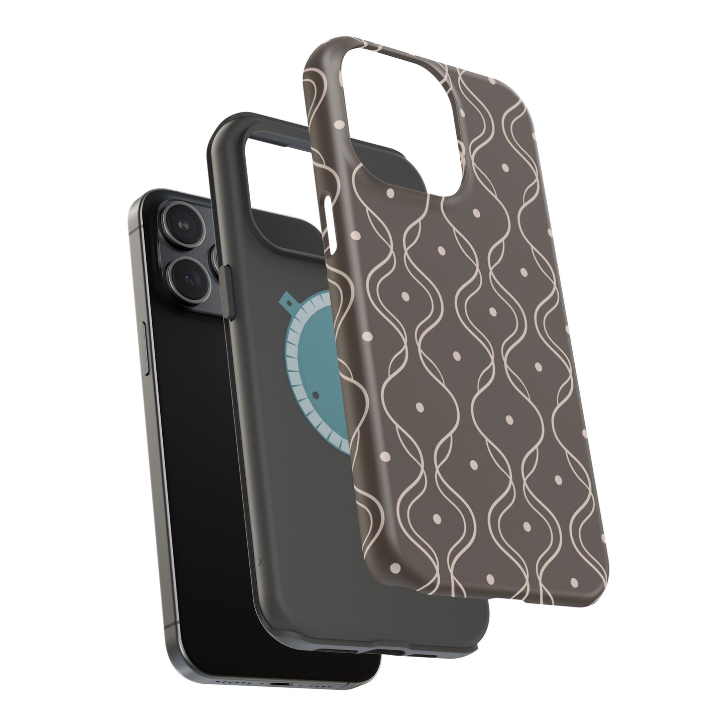 Soft Wave Phone Case - Brown