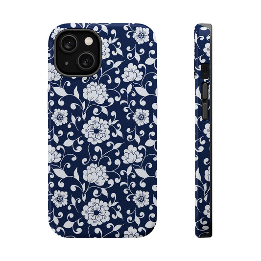 Indigo Garden Phone Case - Blue