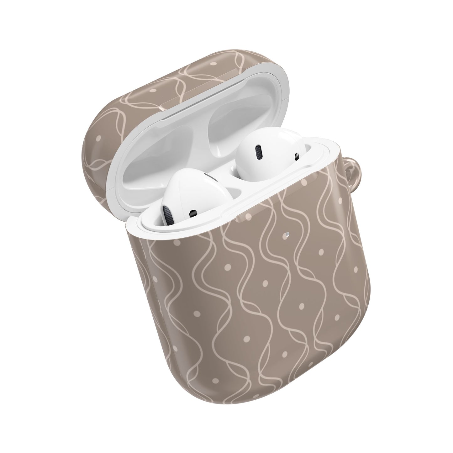Soft Wave AirPod Case - Taupe