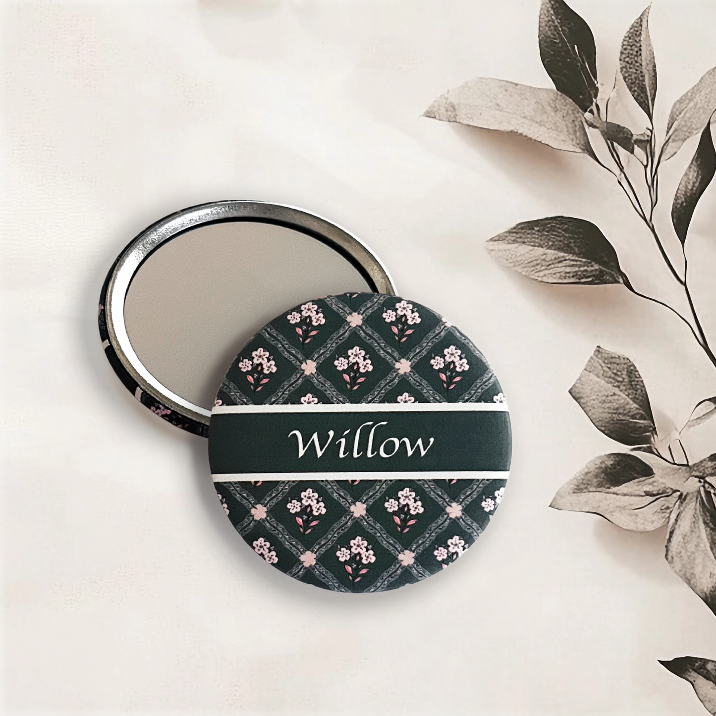 Personalized Pocket Mirror | Willow