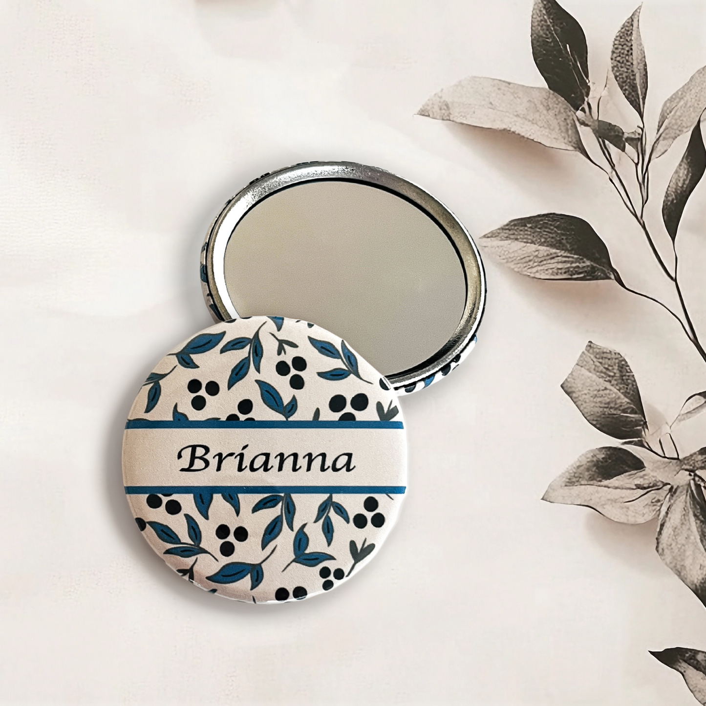 Personalized Pocket Mirror | Willow Sprig